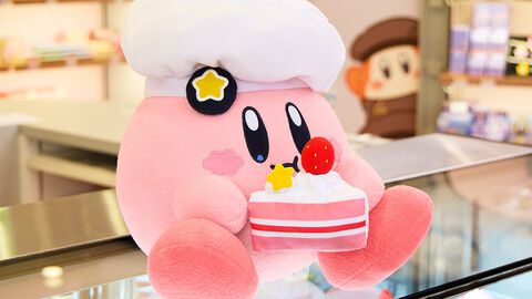 『星のカービィ』一番くじ新作が4月26日発売。ピンクショートケーキを持つパティシエカービィのぬいぐるみなどかわいいグッズが多数登場