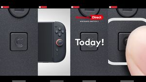 任天堂、Switch2ダイレクト当日の告知で謎のCボタンを強調する動画を公開。その機能の正体やいかに
