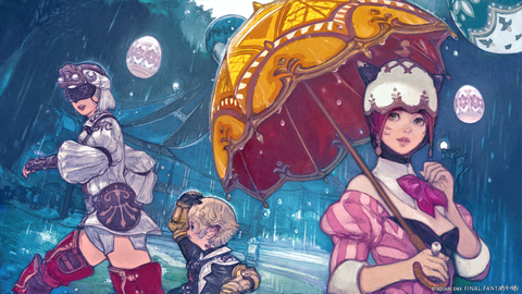 『FF14』限定イベント“エッグハント”が開催。クエストクリアで“アルコンエッグパラソル”が入手できるほか、エオルゼアカフェではエッグハントにちなんだ限定メニューが展開