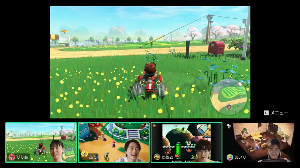 Nintendo Switch 2“ゲームチャット”機能が搭載。新しいJoy-ConのCボタンを押すとフレンドと通話をしながら遊べる【Nintendo Direct】