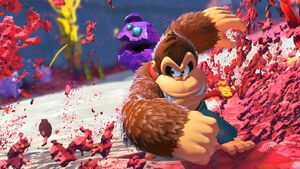 『ドンキーコング バナンザ』は使うボタンのほとんどが“破壊”に割り当てられた“大破壊”アクション。壁を壊して進んだ先にボーナスステージがあることも【Switch2体験会】