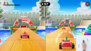 『スーパーマリオパーティ ジャンボリー + ジャンボリーTV』画面内の自分たちの姿に大盛り上がり。マウス操作＆カメラを使ったミニゲームに熱中して仕事を忘れてガチ対戦【Switch2体験会】