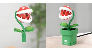 Switch2用パックンフラワー型カメラがドイツの通販サイトに登場、パッケージにはHORIロゴ。日本での発売にも期待