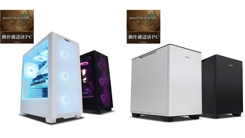 FRONTIERの春セールで『モンハンワイルズ』動作確認済みゲーミングPCが台数限定でお買い得に！ GeForce RTX 4060 Ti・RX 7800 XT搭載モデルが対象