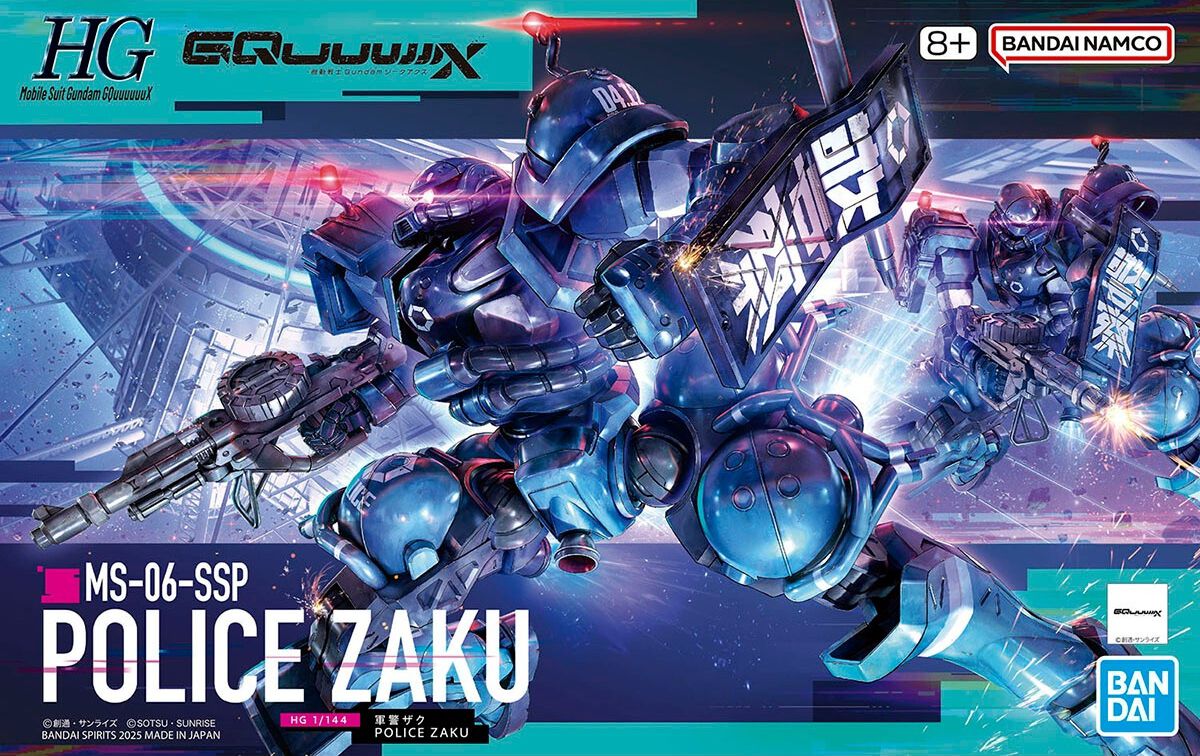 HG ジークアクス 軍警ザク 全塗装完成品セット 台座2個付属 （ガンプラ 