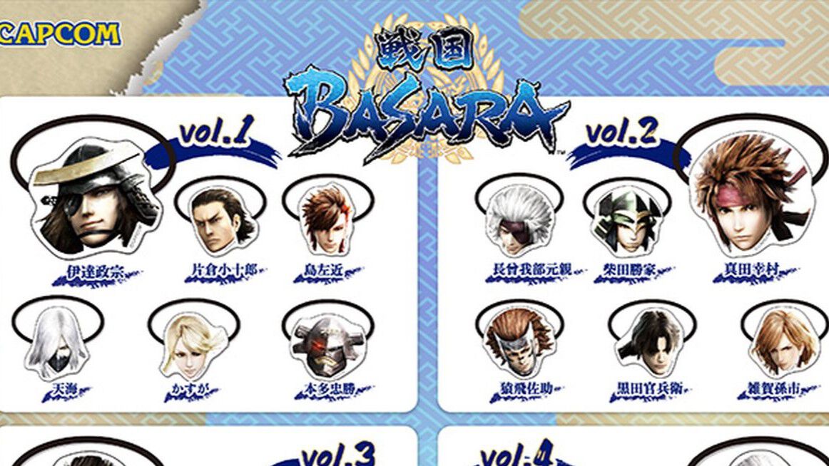 戦国BASARA』のヘアゴムがカプセルトイグッズに新登場。戦国乱世に生き 