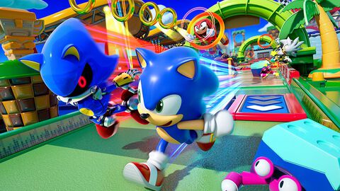 『ソニックランブル』5月8日に正式サービス開始。32人でリングの獲得数を競うパーティーロワイヤルゲーム。正式サービスではスキルやチーム戦を導入