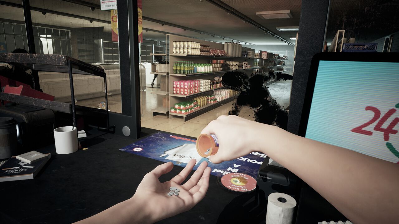 『Corner Shop: NightShift』精神崩壊コンビニ夜勤ホラー。店内清掃、商品棚の補充などの業務を行いながら現実と幻覚が交錯する恐怖の一夜を描く