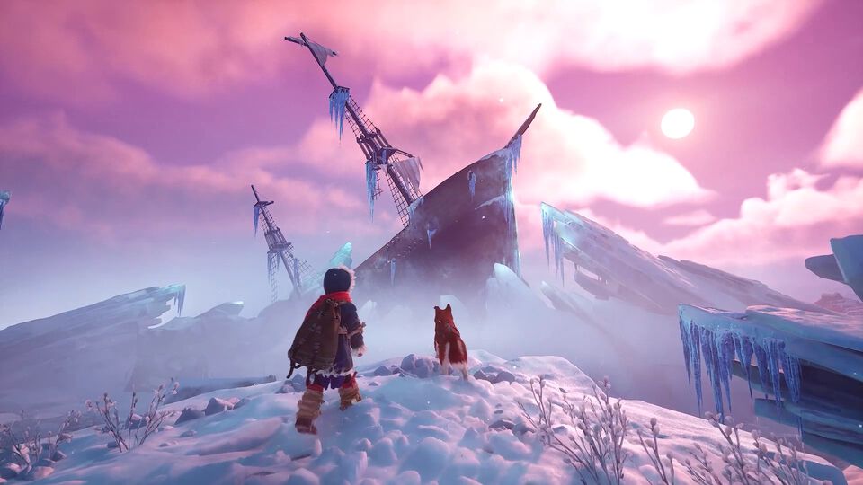 『IKUMA – The Frozen Compass』極北の地での“少年と犬”の過酷な家路を描くひとりorふたり用アドベンチャー【Triple-i Initiative】