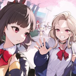 『NIKKE』ニケたちの新学期を描いた春のイラストが公開。背景をよく見ると学生じゃないニケたちも…!?【勝利の女神：NIKKE（メガニケ）日記＃131】