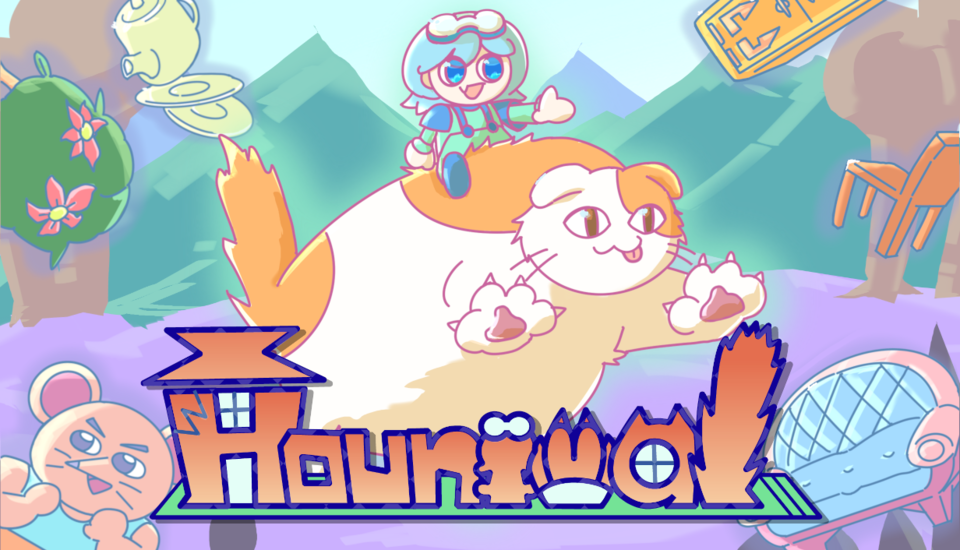 『Hounimal』設置した家具が力に変わるコマンドバトルRPGが4月25日早期アクセス開始。全ての家が破壊された世界、人類は不思議な生き物の体内に部屋を作る