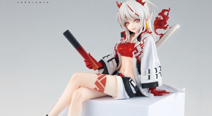 アークナイツ』ニェンのぬーどるストッパーフィギュアは優雅な足組み 