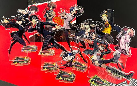 『ペルソナ5R』怪盗団メンバーの躍動感あふれるアクリルスタンドが登場。全員揃えて飾りたい。『ペルソナ3 リロード』『メタファー』新グッズも