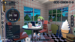 『gogh（ゴッホ）: Focus with Your Avatar』アニメ調アバターの作業集中ツールゲー。デモ版から要素追加。チルい音楽とともにアバターやルーム編集機能も