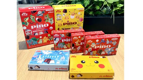 『ポケモン』パッケージのピノが発売。チョコアソート・シーズンアソートを2箱使って組み立てると個包装ピノ専用の“ピノガチャ”に進化