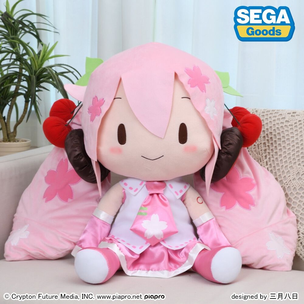 初音ミク】ふわふわでカワイイ“ふわぷち”ぬいぐるみに桜ミクが