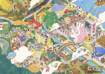 アニメ『CITY THE ANIMATION』「この街、どこをみても“楽しい”」を表現したキービジュアル第2弾が公開【7月6日より放送開始】