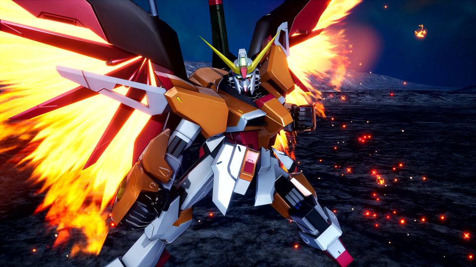 リマスター版『機動戦士ガンダムSEED BATTLE DESTINY REMASTERED』ハイネ専用デスティニーガンダム、ラクスの慰問コンサート用ザクウォーリアなどが参戦。機体の搭乗・地形制限を解除する機能も紹介