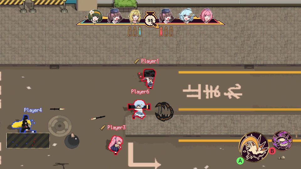 『砲撃少女』大砲片手に戦う少女たちの3vs3対戦型シューター。爆発に当たると敵・味方問わず即退場。5月15日にSteamで発売