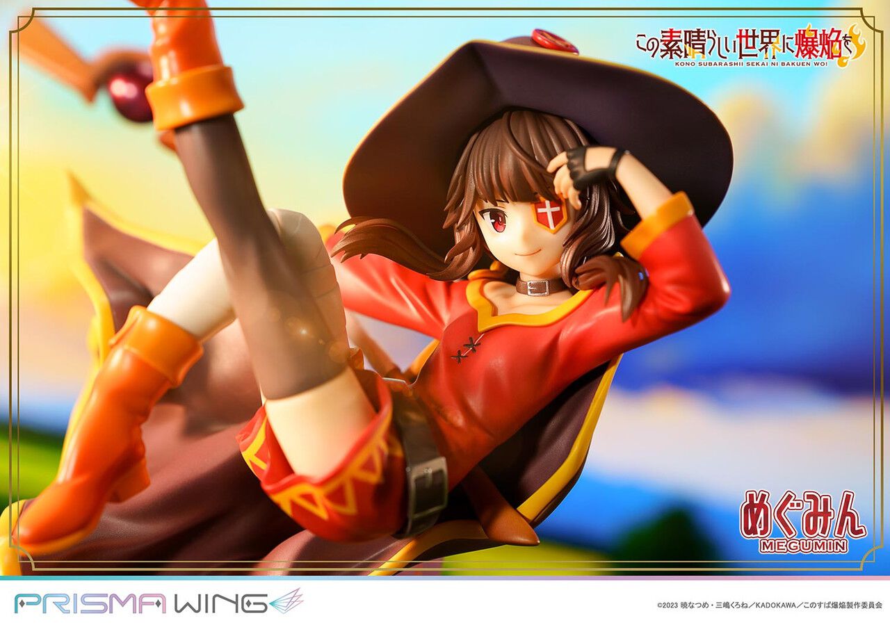 アニメ『この素晴らしい世界に爆焔を！』より、めぐみんが1/7スケール 