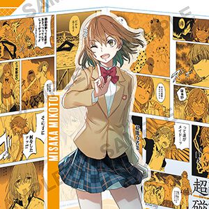 コミック『とある魔術の禁書目録外伝 とある科学の超電磁砲⑳』名シーンジオラマセットvol.1（御坂美琴・白井黒子・食蜂操祈）付き