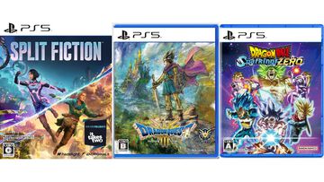 楽天ブックスのセールで『ドラクエ3』が37%オフ、『ドラゴンボールスパーキングゼロ』が33%オフ、『スプリット・フィクション』が37%オフに