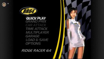 『リッジレーサー 64』が“NINTENDO 64 Nintendo Switch Online”に登場。画面分割対戦も可能なレースゲームが日本で初めて遊べる。懐かしのCGキャラ永瀬麗子の姿も