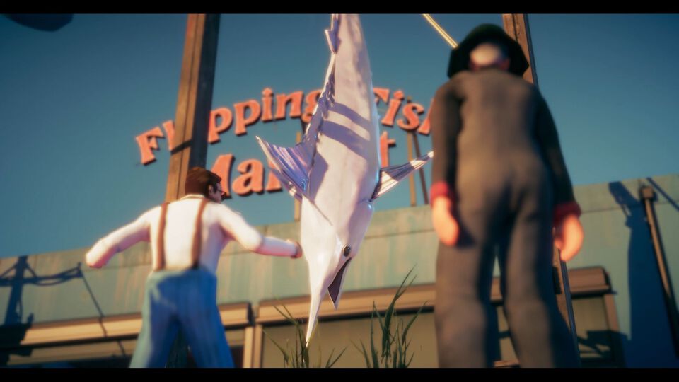 『Deliver At All Costs』レビュー。車で家や壁を破壊しながら進むハチャメチャ宅配アクション。食われないように人食いカジキマグロを運び、風船で空を飛べ！