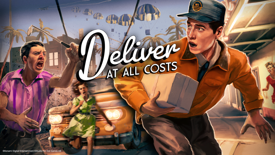 『Deliver At All Costs』レビュー。車で家や壁を破壊しながら進むハチャメチャ宅配アクション。食われないように人食いカジキマグロを運び、風船で空を飛べ！