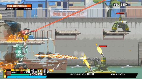 『Nitro Express（ナイトロ エクスプレス）』レビュー。ドローンまみれの都市でハチャメチャに銃をぶっ放すガンアクション。世界観やストーリーも秀逸で映画を観たような心地に