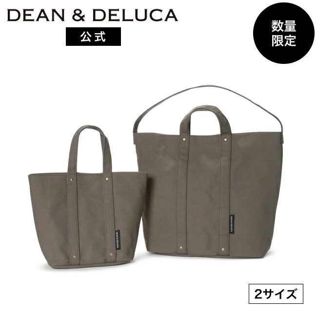 DEAN & DELUCA トートバッグ コットン L 限定 コットントートバッグ カーキS| DEAN & DELUCA【公式】