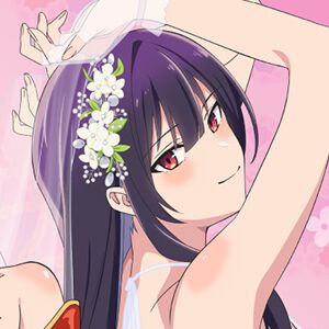 『履いてください、鷹峰さん』鷹峰高嶺の描き下ろしイラスト使用のグッズが当たるオンラインくじが登場。ウェディングドレスビキニとチャイナドレス、どちらの鷹峰さんがお好き？