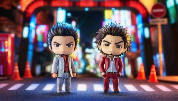 『龍が如く』桐生一馬と春日一番がねんどろいど化。セガストア限定特典にポケサー・牛丼パーツが付属。熱き漢の生き様が手のひらサイズに凝縮