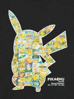 『ポケカ』&『ポケポケ』とユニクロのコラボUT&スウェットが発売決定。歴代“ピカチュウ”イラストをコラージュした絵柄が壮観