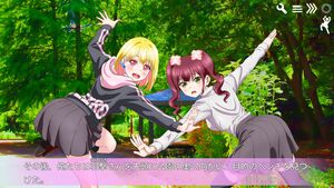 『立ち絵が変なポーズの恋愛アドベンチャー』無料版がSteamで配信開始。本編とは異なる展開、異なるエンディングを描く“カオス初心者向け”短編