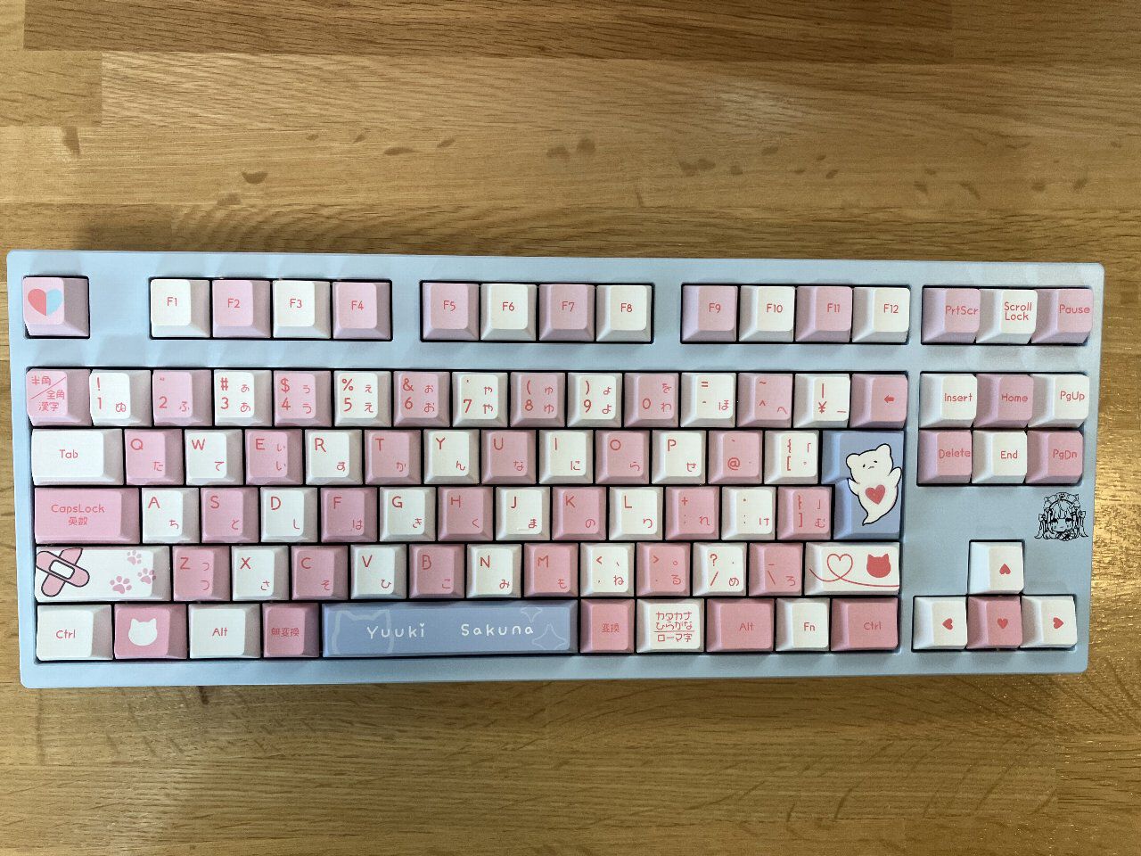 結城さくな × AMICIS ゲーミングキーボード 80HE 日本語配列 結城さくな × AMICIS ゲーミングキーボード 80HE 日本語配列