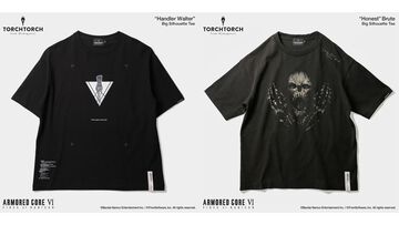 『アーマード・コア6』ハンドラー・ウォルター＆オーネスト・ブルートゥのTシャツが本日(5/29)予約開始。エンブレムをあしらったデザインが素敵