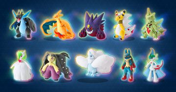 『ポケモン』全国のポケセンでメガシンカキャンペーンが6月14日より開催。メガリザードンやメガルカリオのぬいぐるみ&限定ステッカー登場