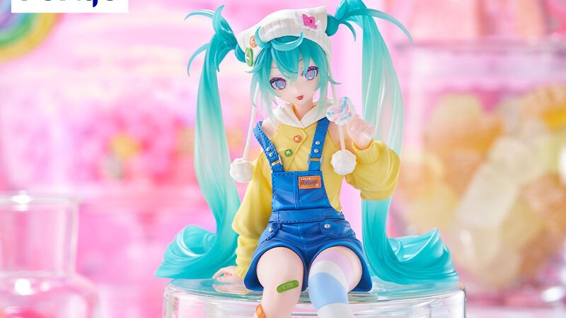 初音ミク】ぬーどるストッパーフィギュア新作はロリポップ。豊か