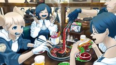 『都市伝説解体センター』累計販売本数30万本突破を記念して“口に出しても存在しない”打ち上げパーティーイラスト公開