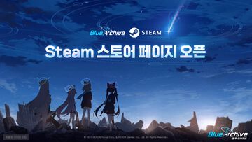 『ブルアカ』Steamストアページが公開されたことを韓国公式が告知。日本国内からはアクセス不可のため今後のアナウンスに期待