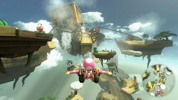 『マリオカート ワールド』のフリーランはカートで陸海空を走るオープンワールド。自由なドライブにPスイッチなどの遊びの要素が満載、楽しすぎる