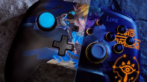 『ゼルダの伝説 ブレワイ』デザインのSwitch用コントローラーが6月27日に発売。祠の模様をイメージしたLED発光が冒険の記憶を呼び起こす【予約受付中】