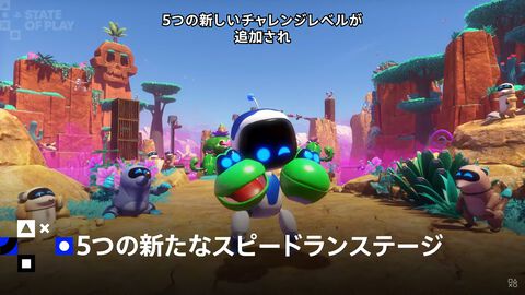 『アストロボット』今月末に5つの新しいチャレンジレベルが追加、総惑星数は90に！ 『ゴースト・オブ・ヨウテイ』など新たなスペシャルボットも登場【State of Play】
