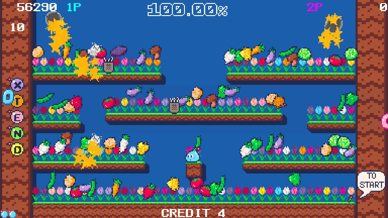 『ブルームパラダイス』妖精になってステージ内にお花を咲かせよう。レトロアーケード風アクションが6月19日発売。ふたり協力プレイにも対応