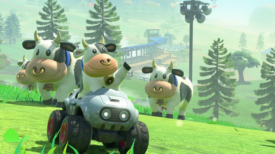 『マリオカート ワールド』ウシがかわいすぎてモーたまらん。“モーモーカントリー”のこだわりをパシャリ、グランプリで1位ゴールするとドヤ顔に