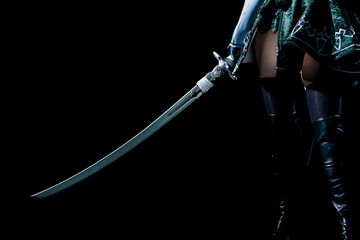 『ニーア オートマタ』2Bの剣“白の契約”1/1スケールが本日（6/6）15時から予約開始。振りにあわせて発光し斬撃音が鳴るハイエンド玩具