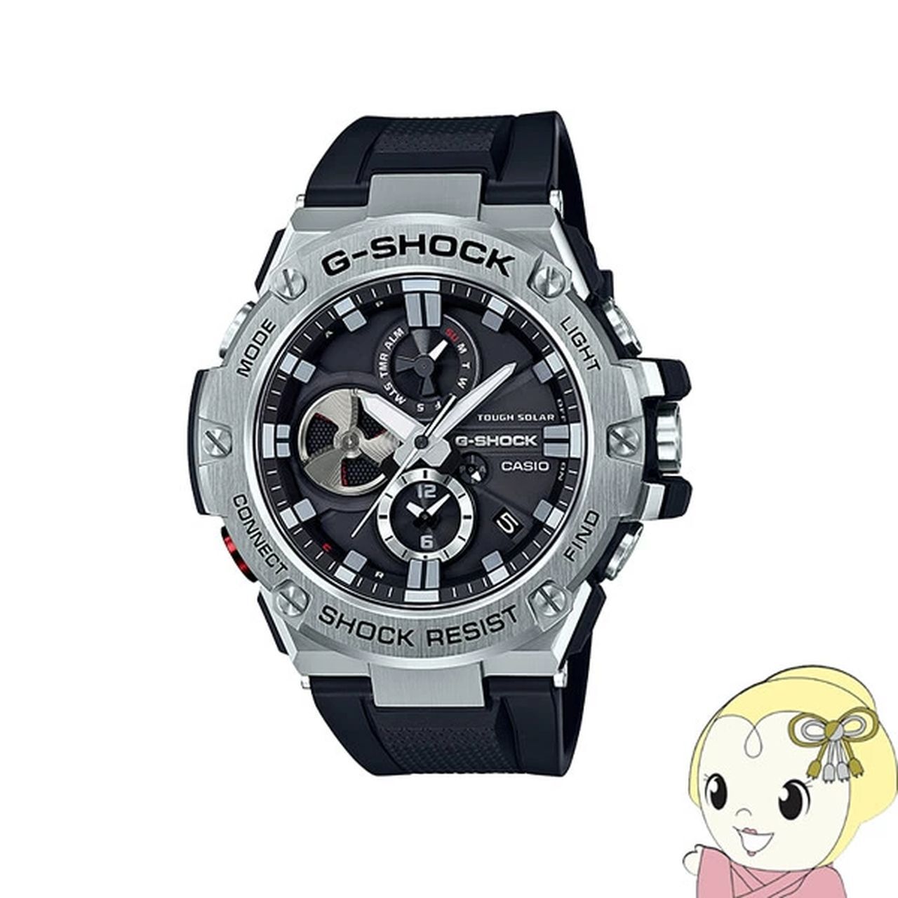 半額21,195円】カシオの腕時計『G-SHOCK G-STEEL（GST-B100-1AJF）』の 