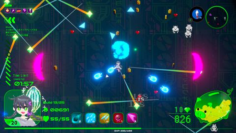 『バイトサバイバー』現実と電脳空間で生活費を稼ぐサバイバーライク2Dアクション。Steamストアページが公開、配信は2025年春