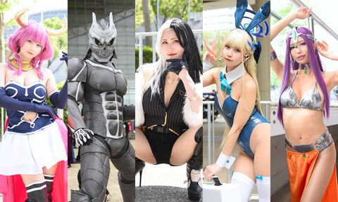 【コスプレ】『NIKKE』ロザンナのポーズにたじろぐ。『ドラクエ4』マーニャとミネア、『ドリームクラブ』『ブルアカ』ときて、『怪獣8号』の迫力がすごい【ニコニコ超会議2024】